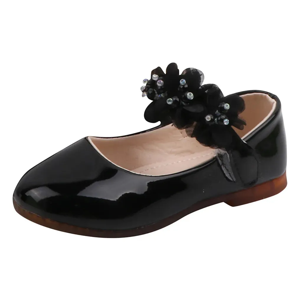 Kids' Lace Crystal Princess Party Shoes