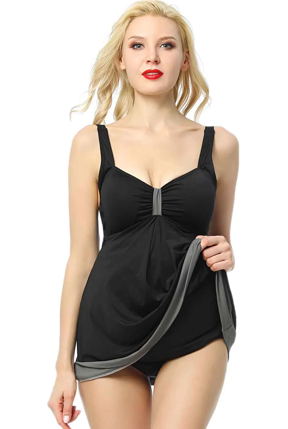 Kimi   Kai Maternity "Teresa" UPF 50  One Piece Maternity Swim Dress