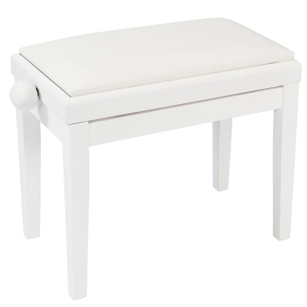 Kinsman Adjustable Piano Bench White