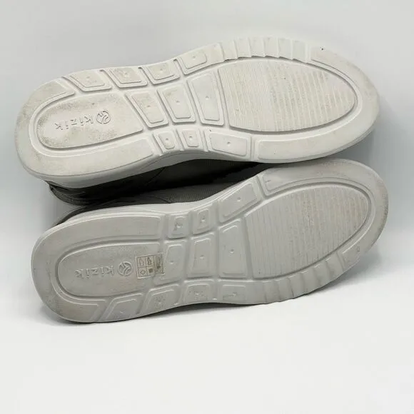 Kizik Men’s Athens Gray Lace Up Comfort Sneakers - US 13