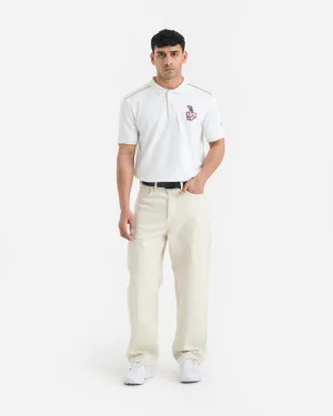 KKR White Travel Polo