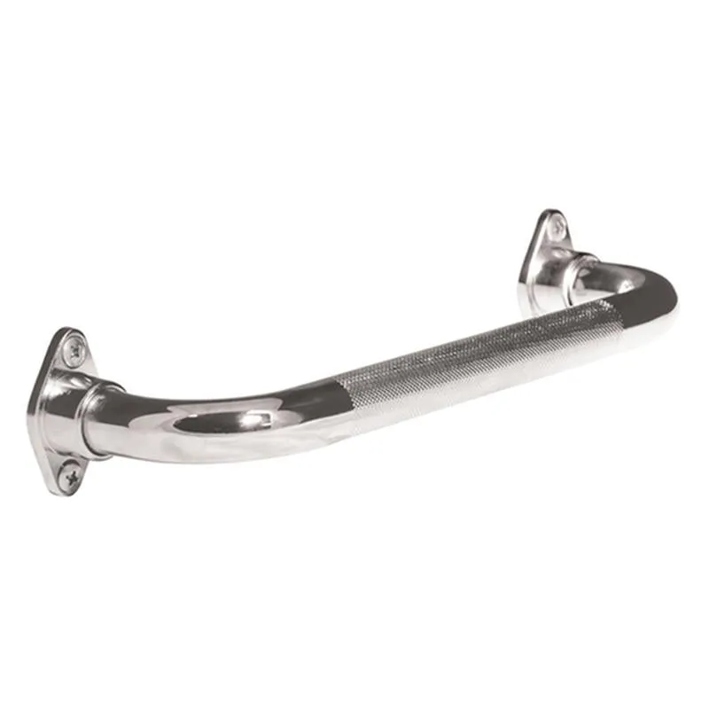 Knurled Chrome Grab Bar with Rotating Flange, 32" / 81.3 cm - 1 Each