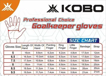 Kobo GKG-03 Football Goal Keeper Gloves Adult -Purple/Green