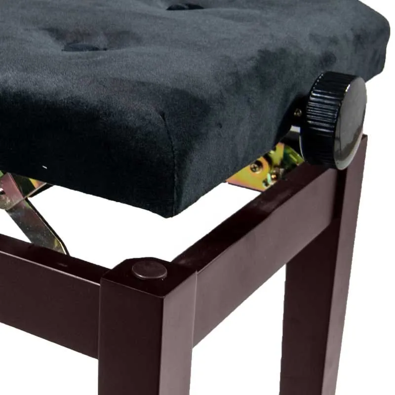 Koda SONATA Adjustable Piano Stool, Satin Rosewood
