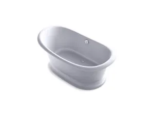 KOHLER K-21000-LG Artifacts 66" x 33" freestanding bath with Lavender Grey exterior in Lavender Grey