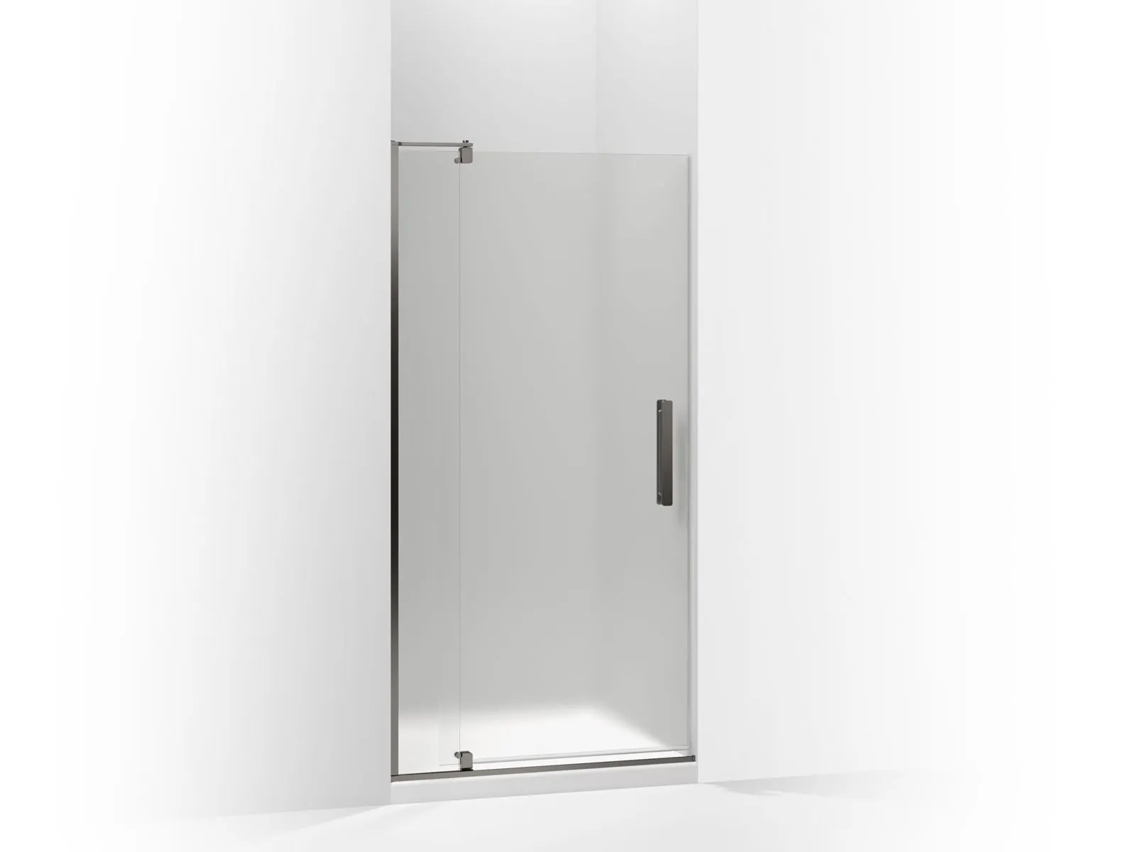 KOHLER K-707510-D3 Revel Pivot shower door, 70" H x 31-1/8 - 36" W, with 1/4" thick Frosted glass