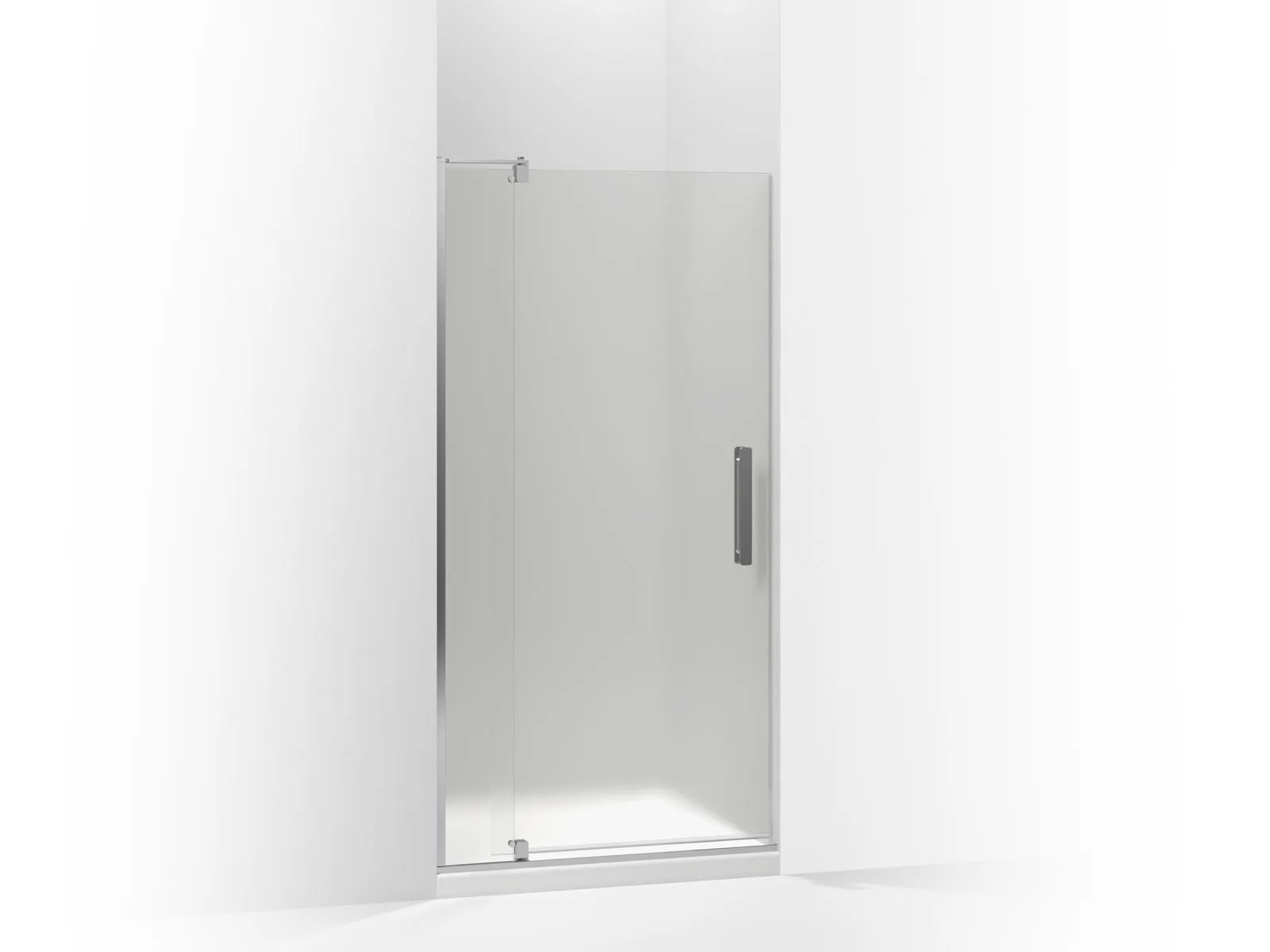 KOHLER K-707510-D3 Revel Pivot shower door, 70" H x 31-1/8 - 36" W, with 1/4" thick Frosted glass