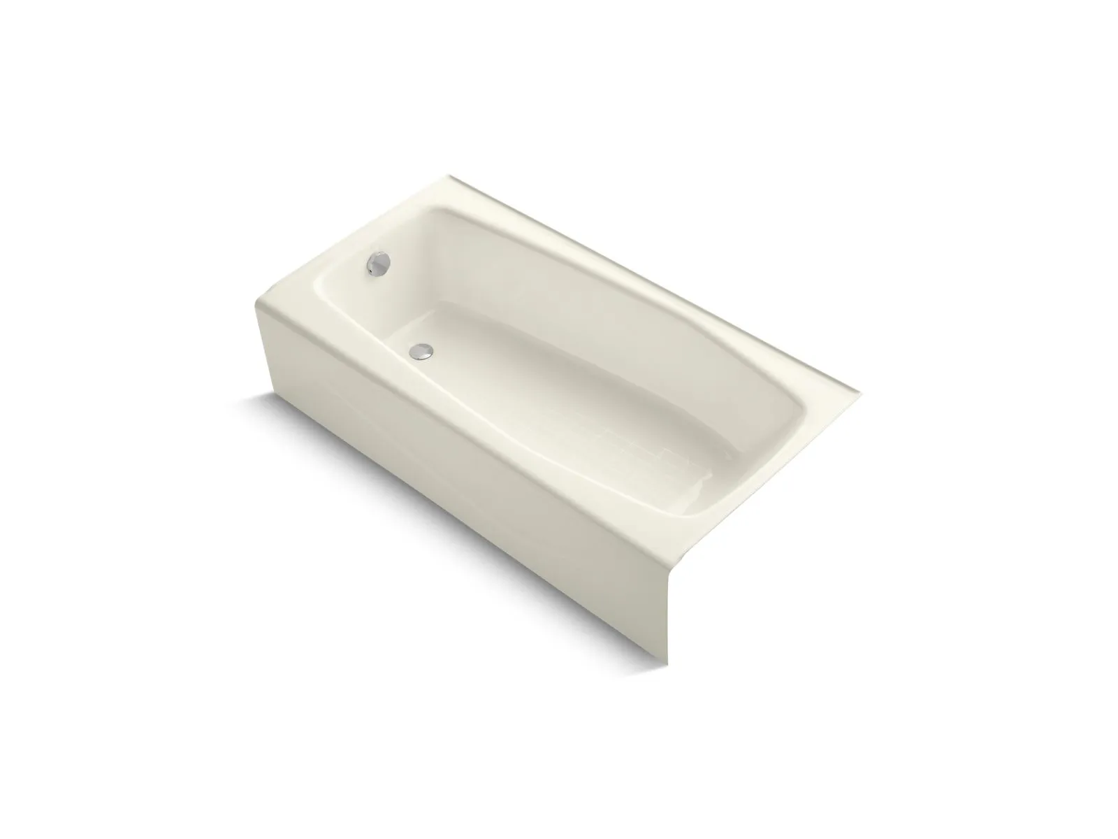KOHLER K-715 Villager 60" x 30-1/4" alcove bath, left drain
