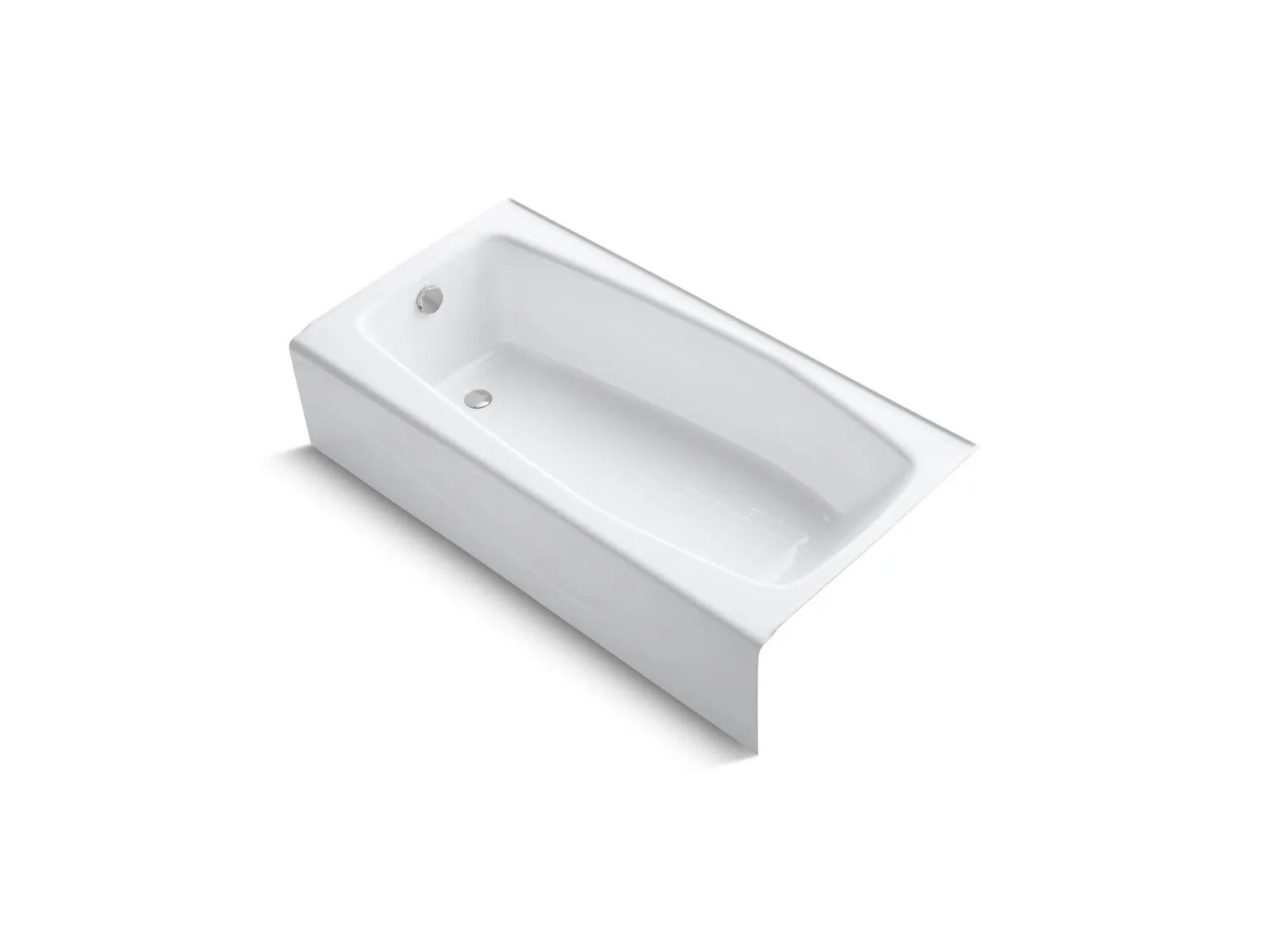 KOHLER K-715 Villager 60" x 30-1/4" alcove bath, left drain