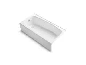 KOHLER K-715 Villager 60" x 30-1/4" alcove bath, left drain