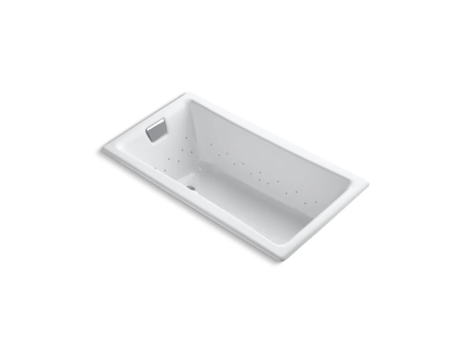 KOHLER K-852-GHCP Tea-for-Two 60" x 32" drop-in Heated BubbleMassage air bath