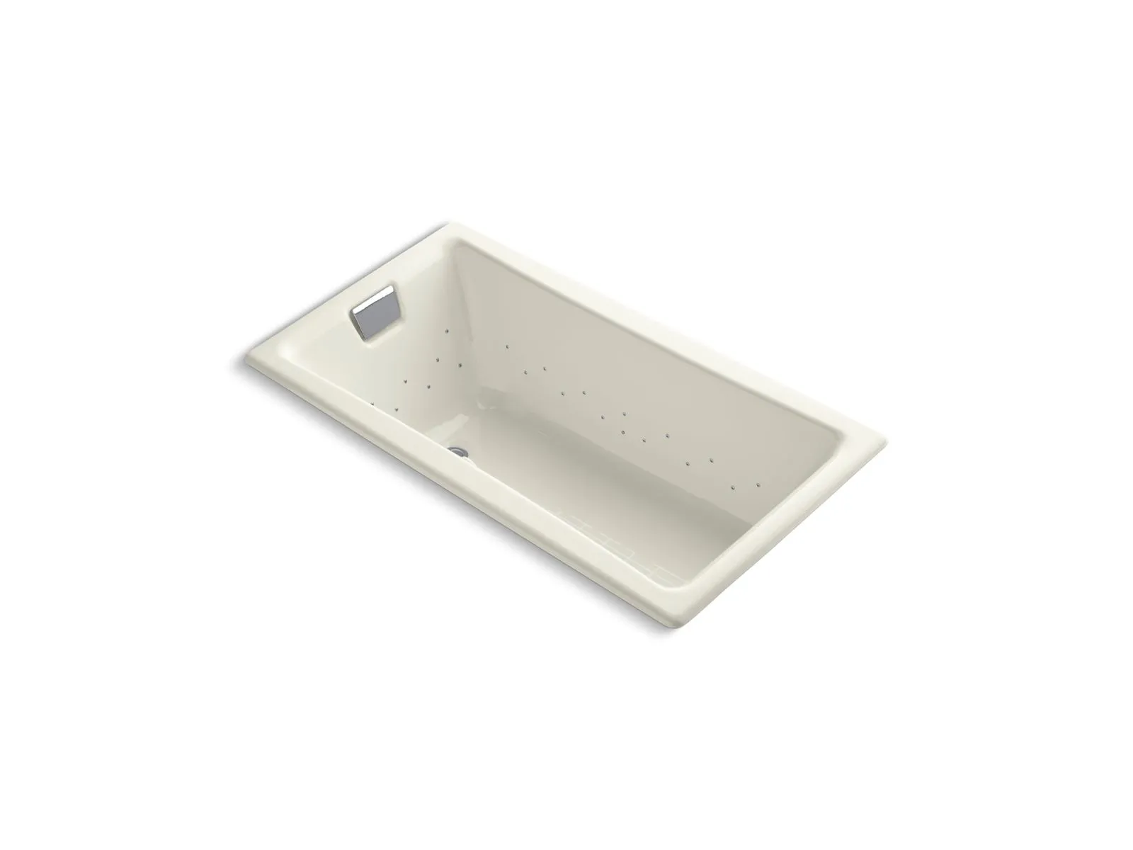 KOHLER K-852-GHCP Tea-for-Two 60" x 32" drop-in Heated BubbleMassage air bath