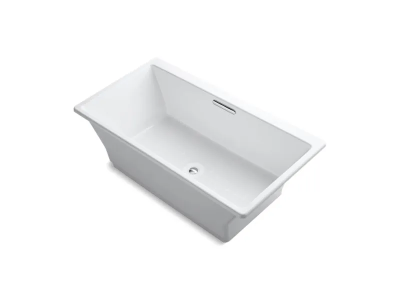 KOHLER K-894-F62 Rêve 66-15/16" x 36" freestanding bath with Brilliant Blanc base