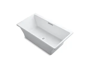 KOHLER K-894-F62 Rêve 66-15/16" x 36" freestanding bath with Brilliant Blanc base