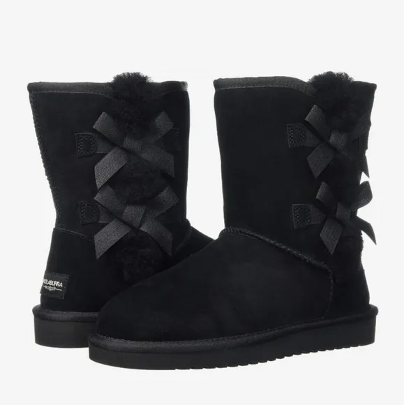 Koolaburra Kids Victoria Short Boots - Black