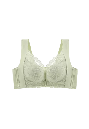 Lace Front-Closure Adjustable Bra