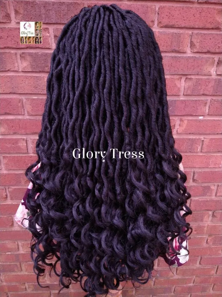 Lace Front Wig, Dreadlock Wig,  Glory Tress, Goddess Locks, Dreadlocks, African American Wig, 4x4 Lace Parting / AFRICA
