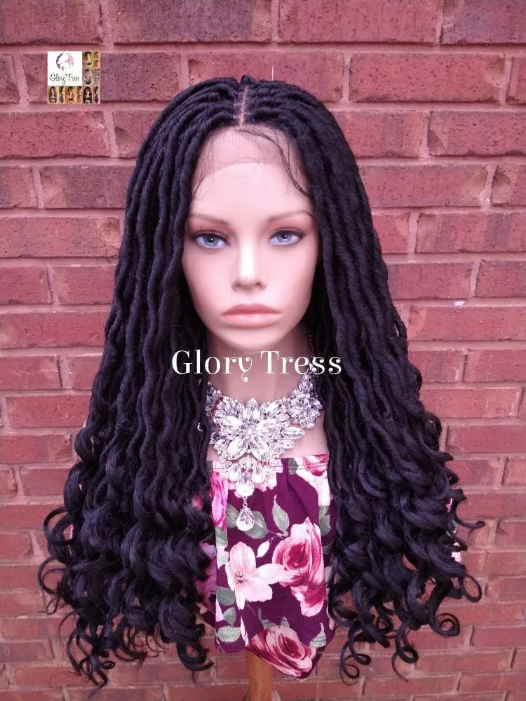 Lace Front Wig, Dreadlock Wig,  Glory Tress, Goddess Locks, Dreadlocks, African American Wig, 4x4 Lace Parting / AFRICA
