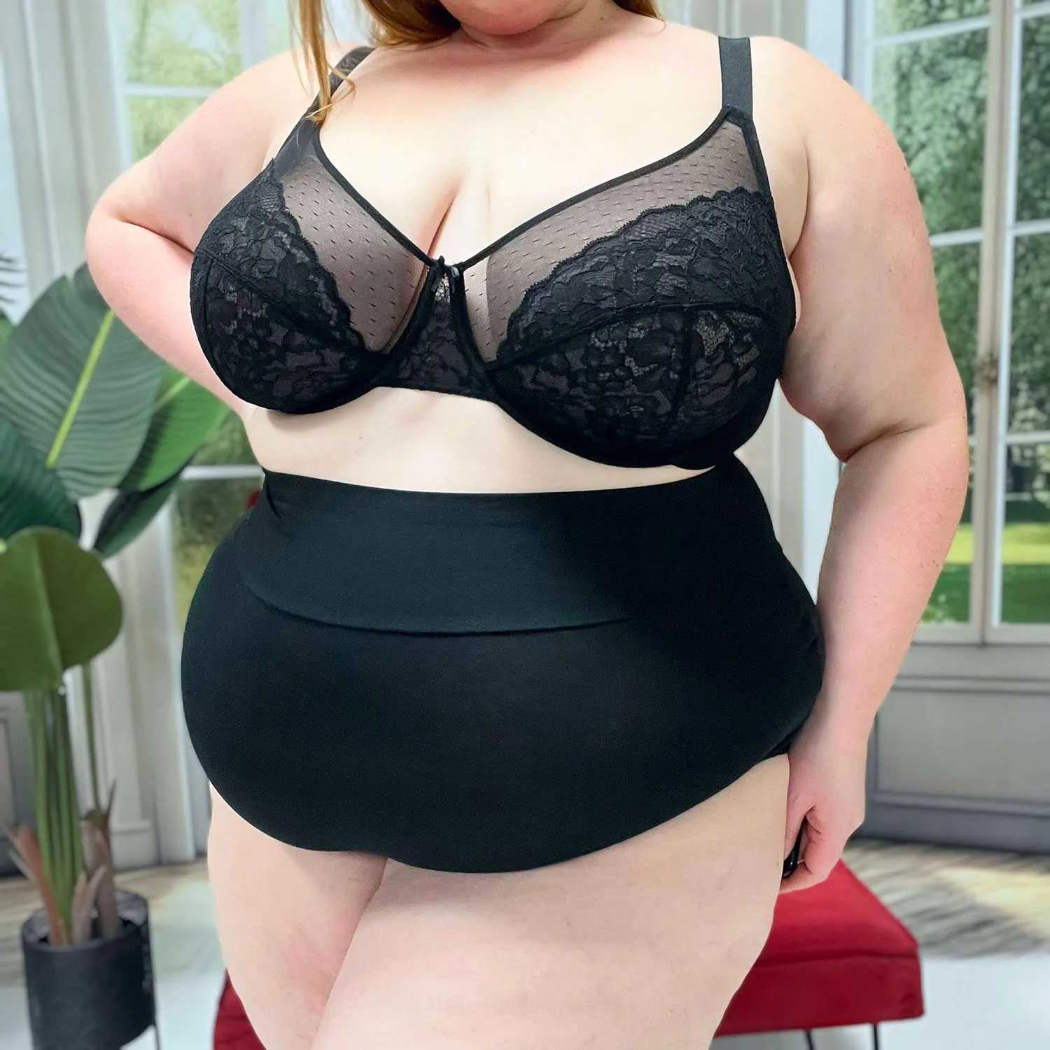 Lacey Super High Waist Panties