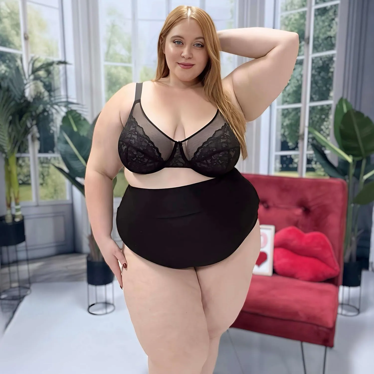 Lacey Super High Waist Panties