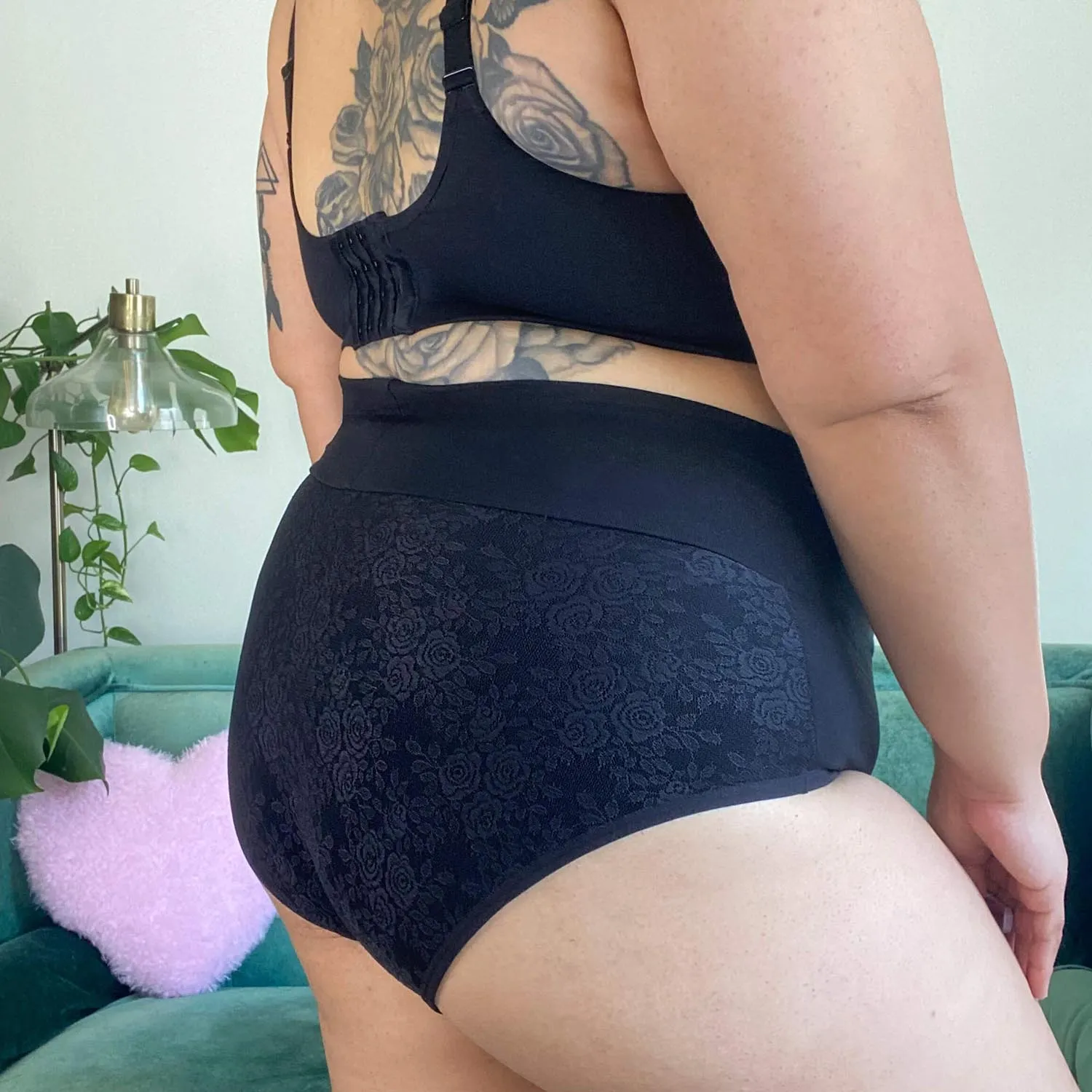 Lacey Super High Waist Panties
