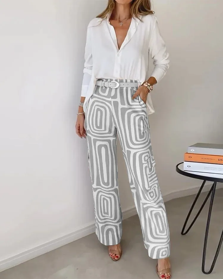 Lara™ – Elegant Two-Piece Set (Free Belt Included)