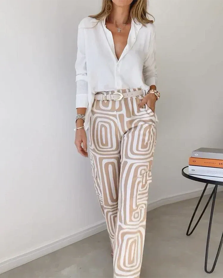 Lara™ – Elegant Two-Piece Set (Free Belt Included)