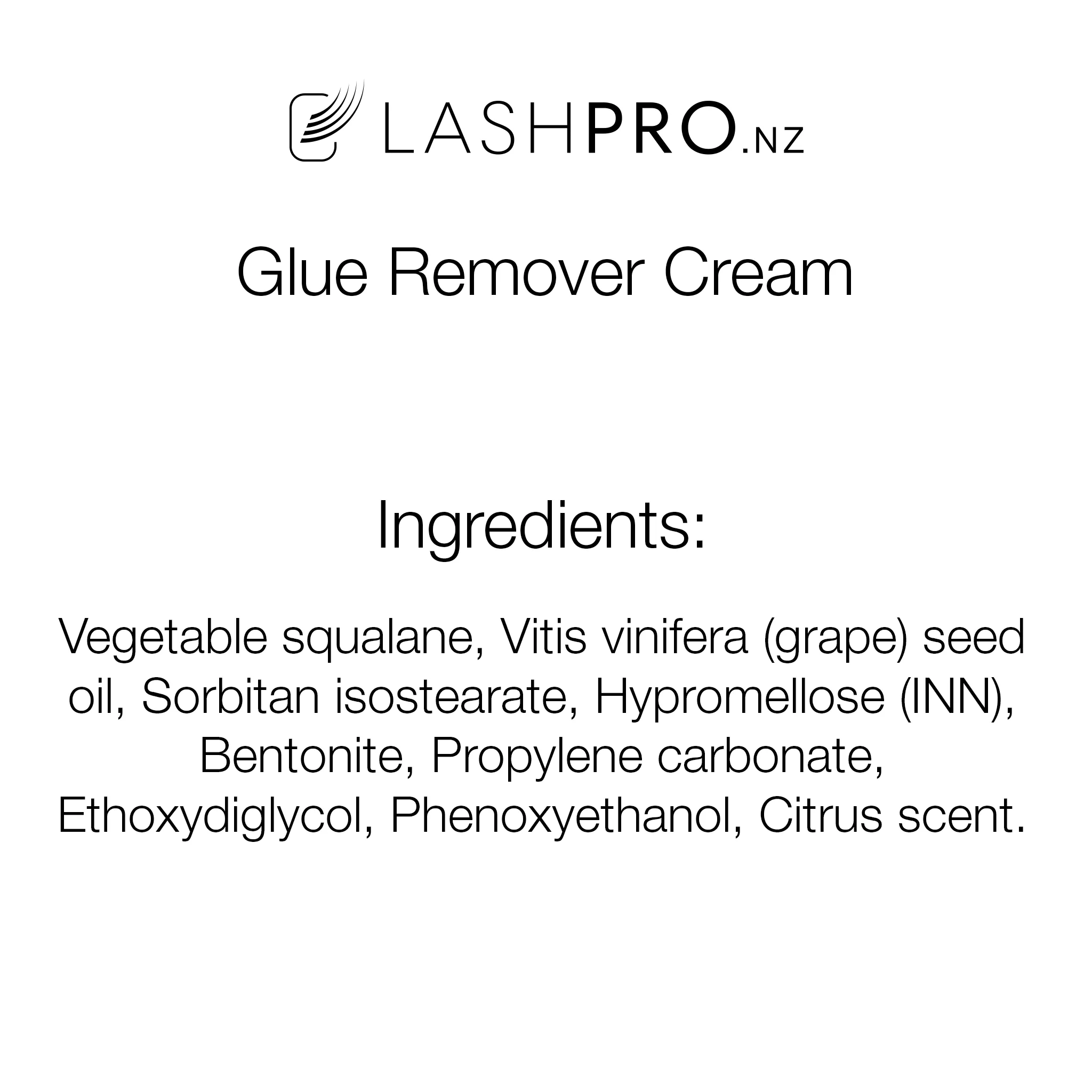 Lash Glue Remover Cream - 15ml