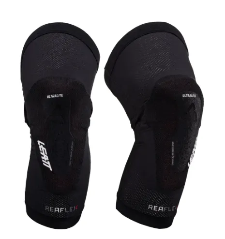 LEATT KNEE GUARD REAFLEX ULTRALITE [BLACK] 2024 *NEW*