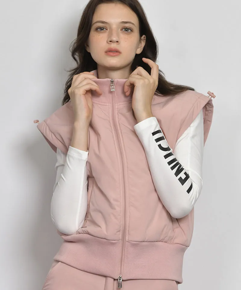 LENUCU Padded Vest - Pink