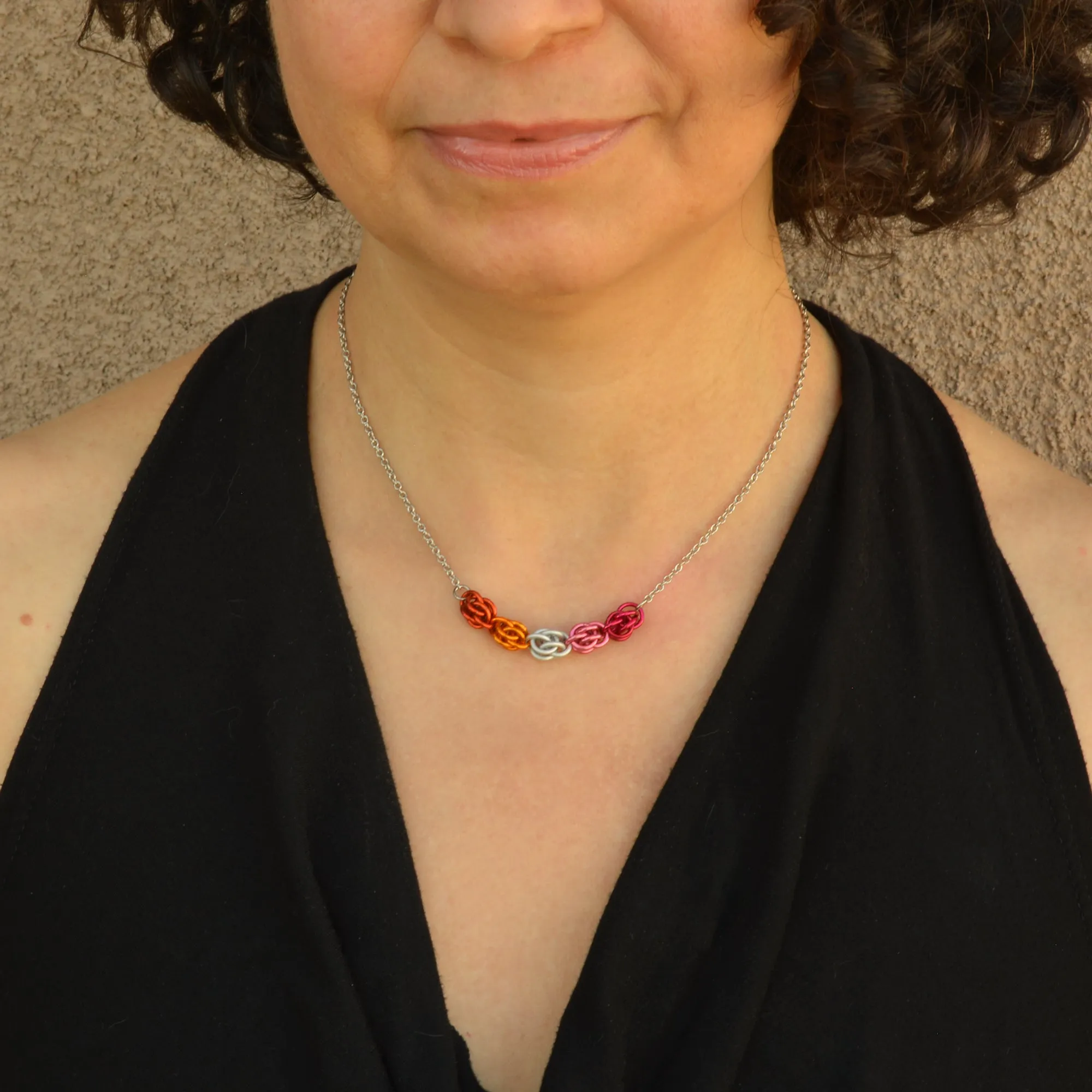Lesbian Pride - Petite Necklace