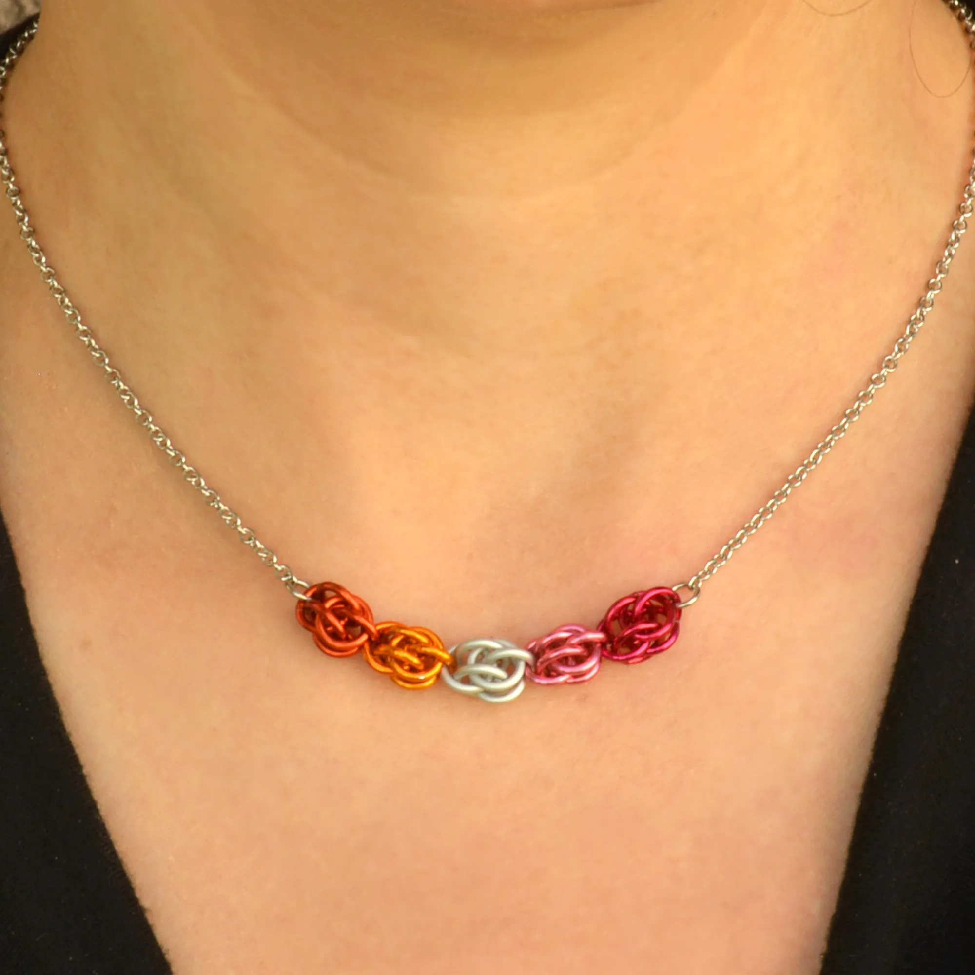 Lesbian Pride - Petite Necklace