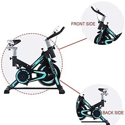 Let's Play® Exercise Cycle for Home Gym I Exercise Cycle with Adjustable Seat and Handle Best at Home Gym Equipment for Fitness Training Wool Felt Resistance