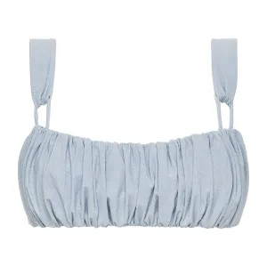 Light Denim Victoria Bikini Top