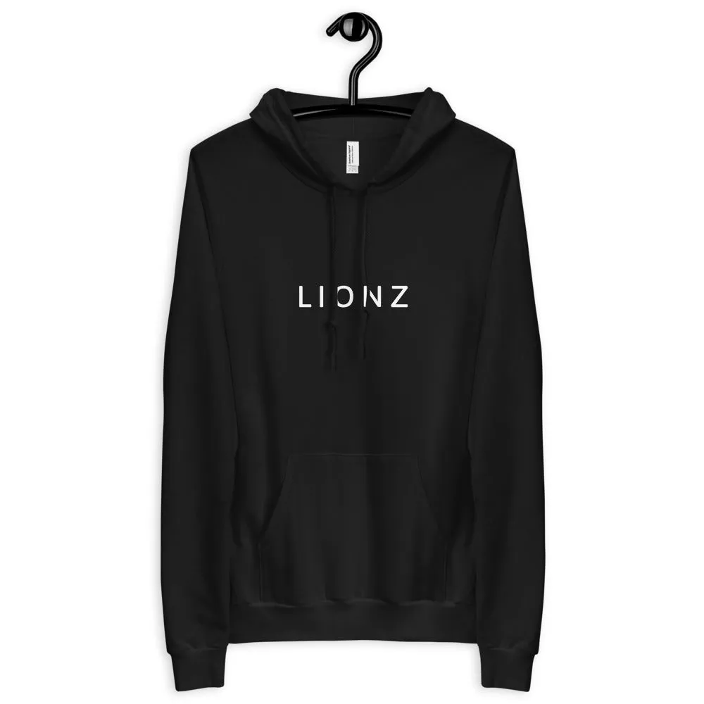 LIONZ GEAR - LIONBACK BLACK HOODIE