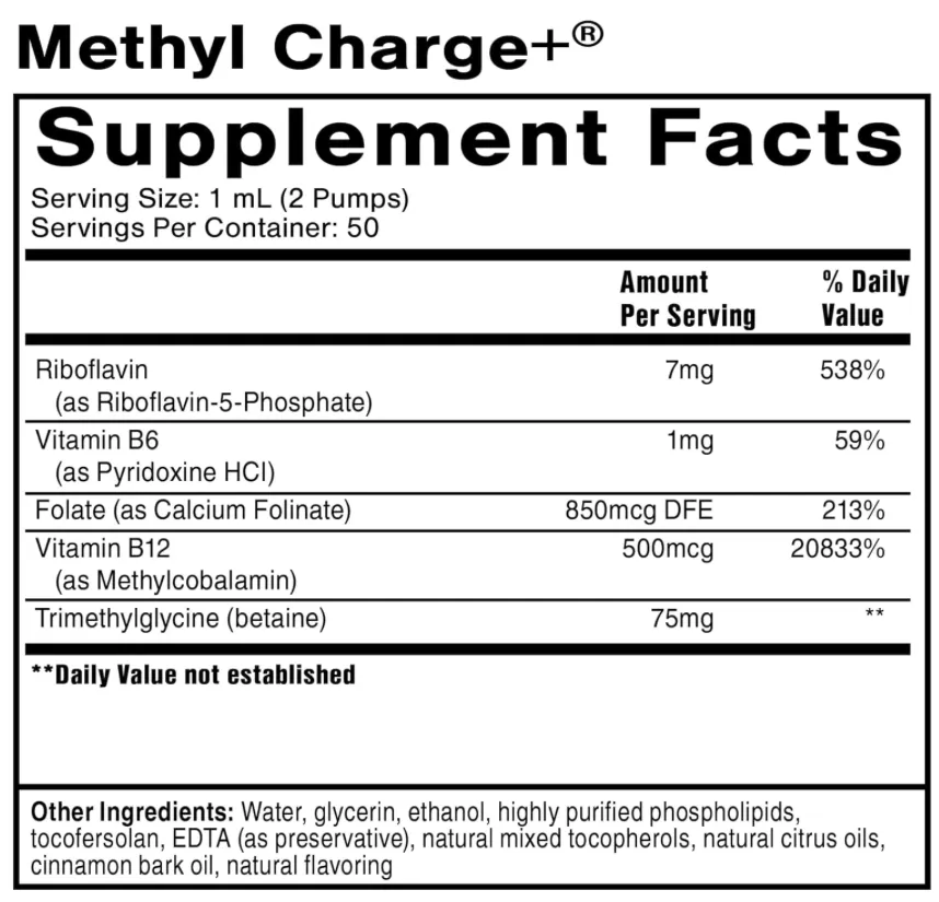 Liposomal METHYL CHARGE 1.7oz
