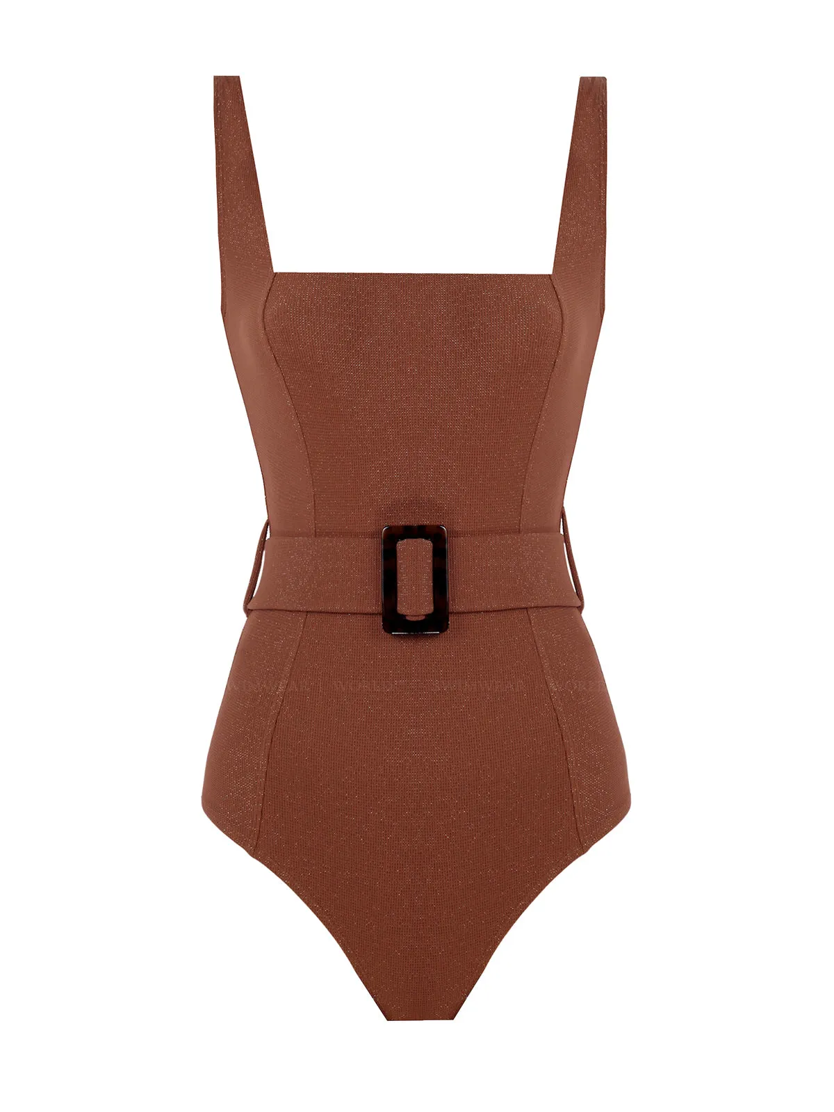 Lisa Glitter Textured One-Piece