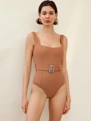 Lisa Glitter Textured One-Piece