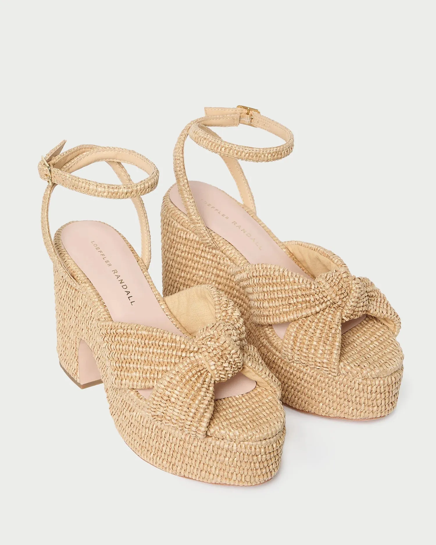 Liza Chunky Platform Sandal in Natural