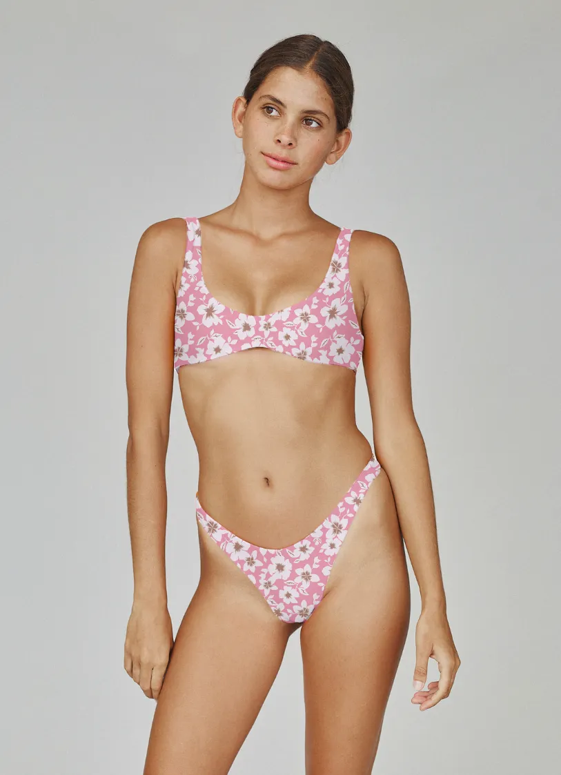 LOKAHI- SUNNY TOP PINK BLOOM