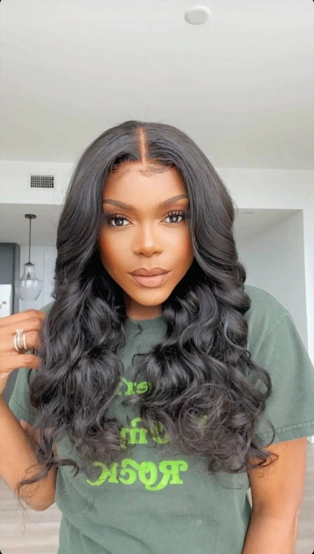 Long Deep Wave Wig for Party