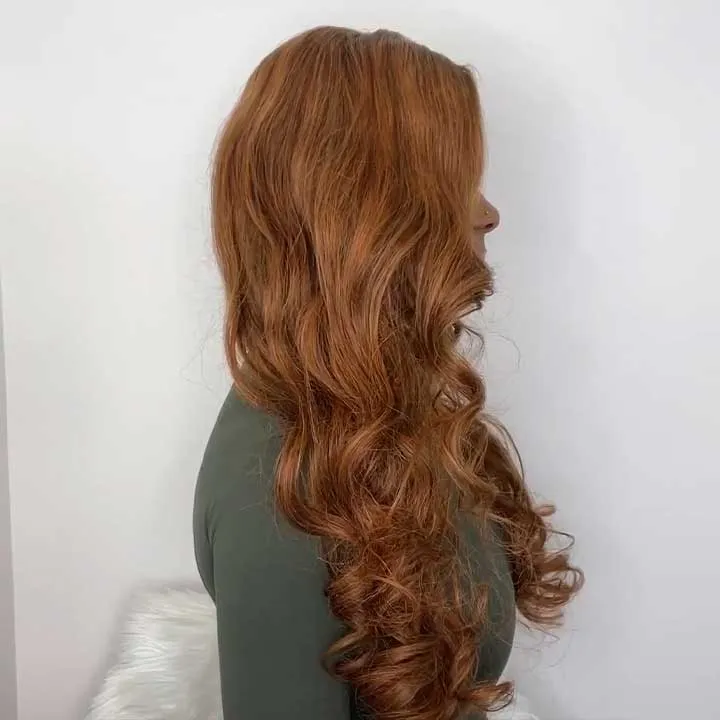 Long Hair Curly Wavy Full Head Wigs Cosplay Costume Party