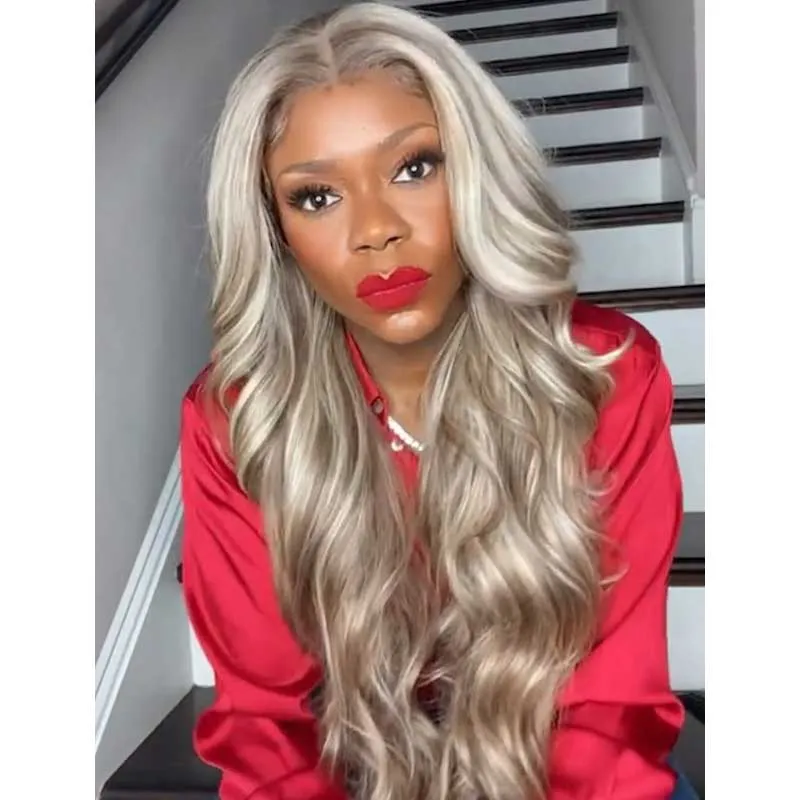 Long Natural Wavy Heat Resistant Synthetic Hair Wig for Party