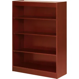 Lorell Four Shelf Panel Bookcase
