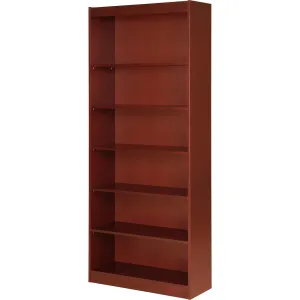 Lorell Six Shelf Panel Bookcase