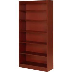 Lorell Six Shelf Panel Bookcase