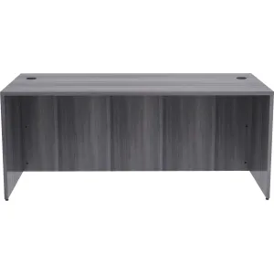 Lorell Weathered Charcoal Laminate Desking Desk Shell