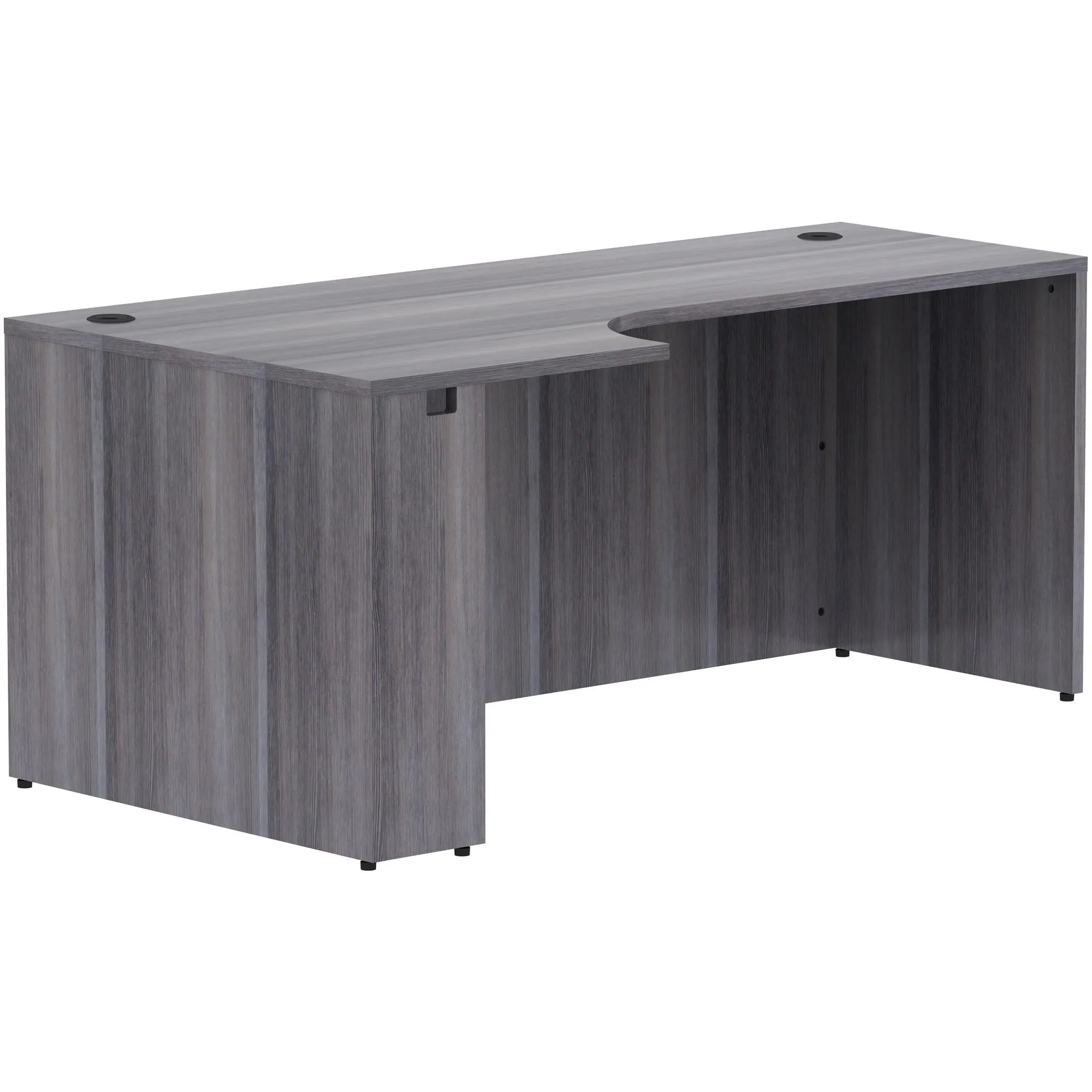 Lorell Weathered Charcoal Laminate Desking