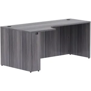 Lorell Weathered Charcoal Laminate Desking
