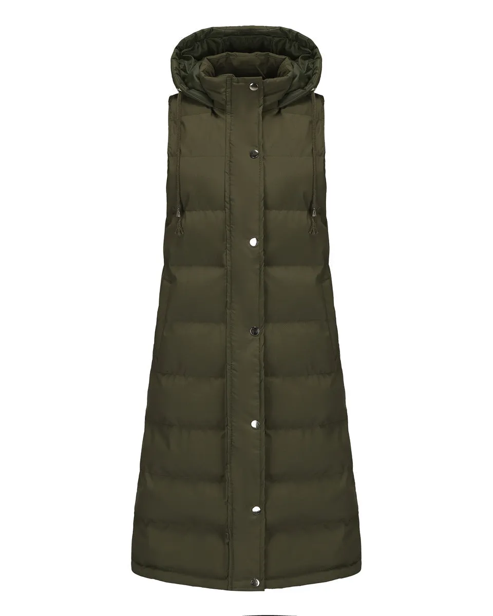 Louise & Rose Long Puffer Vest